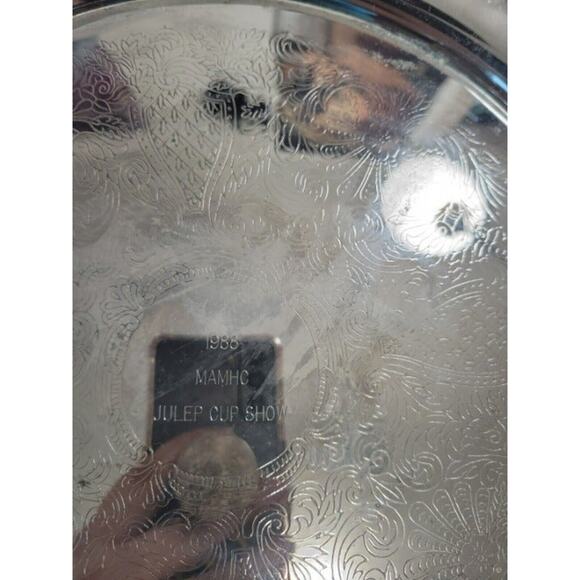 1988 MAMHC Julep Cup Show Silver Plated Tray - Picture 2 of 4